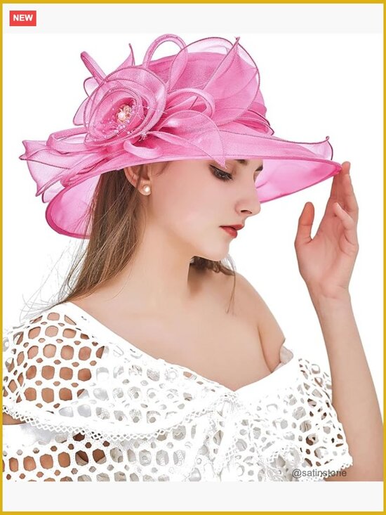 GEORGE ZAMAU\'L COUTURE BROWN VINTAGE HAT‎ DERBY CHURCH TEA HAT GEORGE ZAMAU\ main image 4